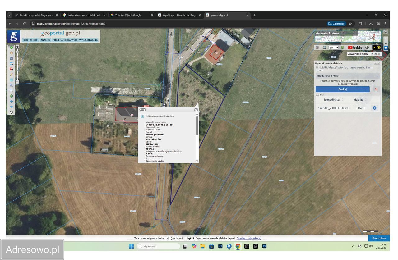 Działka budowlana Bieganów, ul. Oliwkowa. Zdjęcie 4