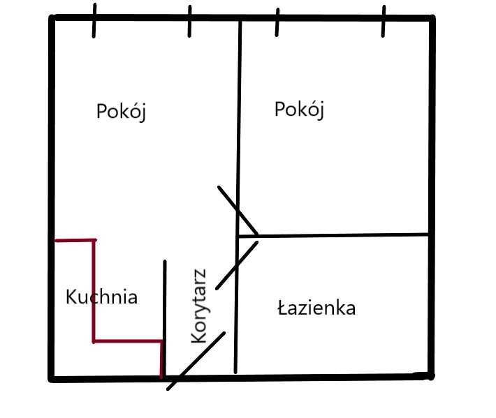 Mieszkanie 2-pokojowe Łódź Widzew, ul. Niciarniana