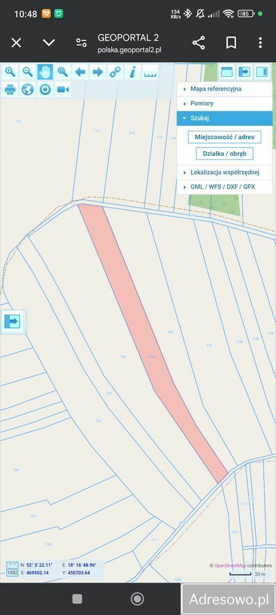 Działka rolna Krępa. Zdjęcie 2