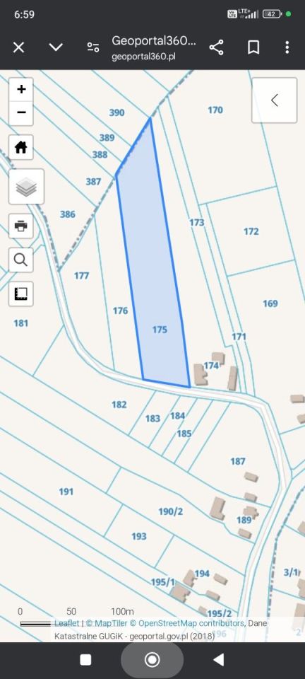 Działka rolna Domacyny