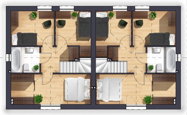 bliźniak, 4 pokoje Rzeszów, ul. Miejska. Zdjęcie 13