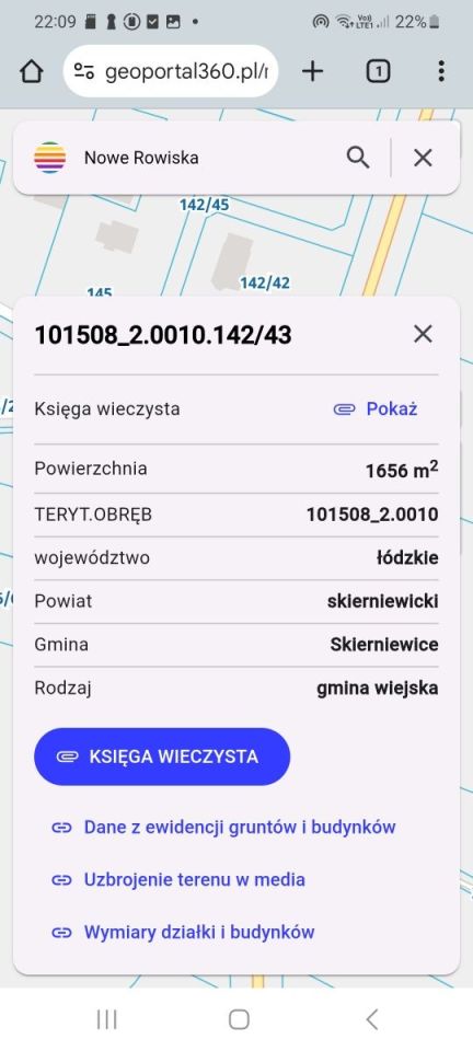 Działka budowlana Nowe Rowiska. Zdjęcie 4