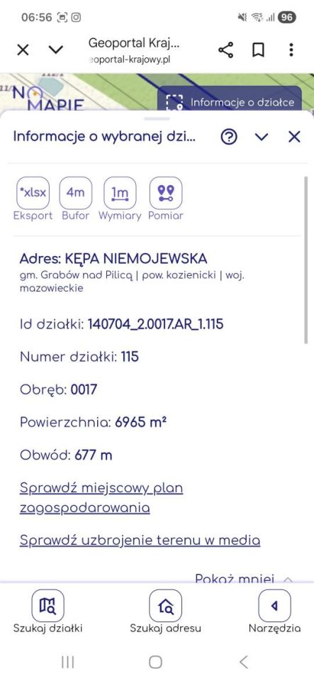 Działka leśna Kępa Niemojewska. Zdjęcie 3