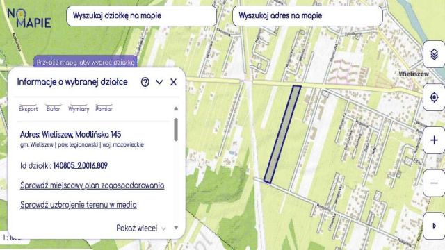 Działka inwestycyjna Wieliszew, ul. Modlińska. Zdjęcie 1