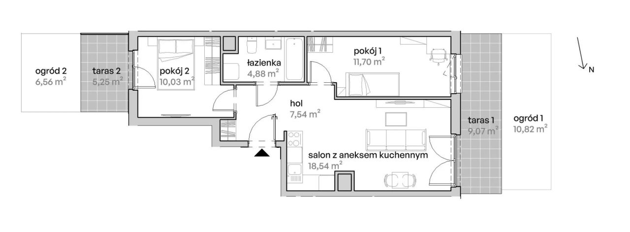 Mieszkanie 3-pokojowe Poznań Starołęka, ul. Unii Lubelskiej. Zdjęcie 7