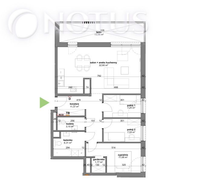 Mieszkanie 4-pokojowe Katowice, ul. Graniczna. Zdjęcie 6