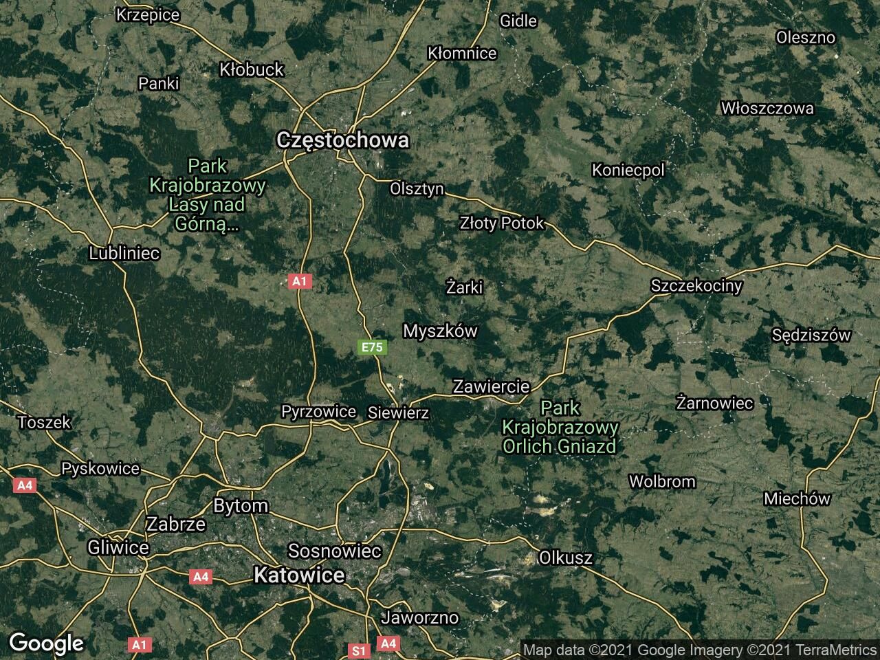 Działka rekreacyjna Myszków, ul. Szpitalna. Zdjęcie 1
