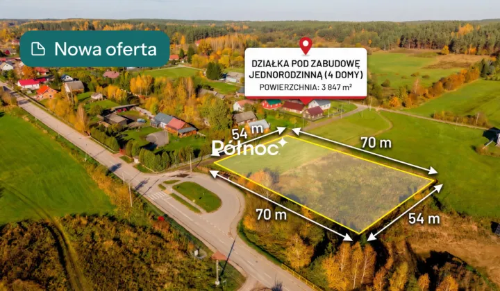 Działka budowlana Studzianki
