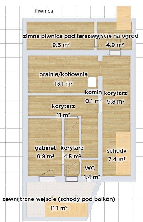 dom szeregowy, 5 pokoi Łódź Górna, ul. Lechosława Roszkowskiego. Zdjęcie 31