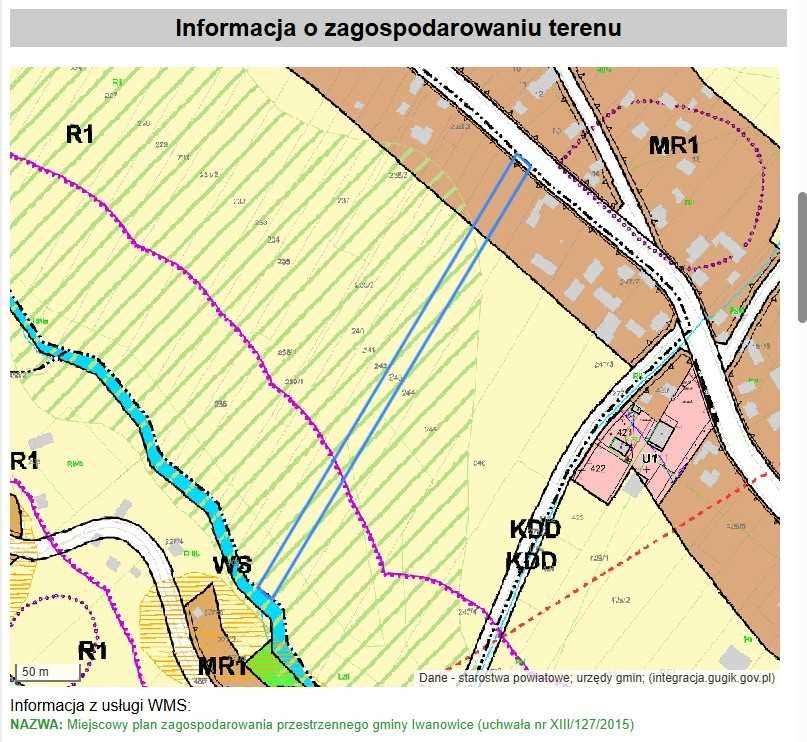 Działka rolno-budowlana Grzegorzowice Wielkie. Zdjęcie 2