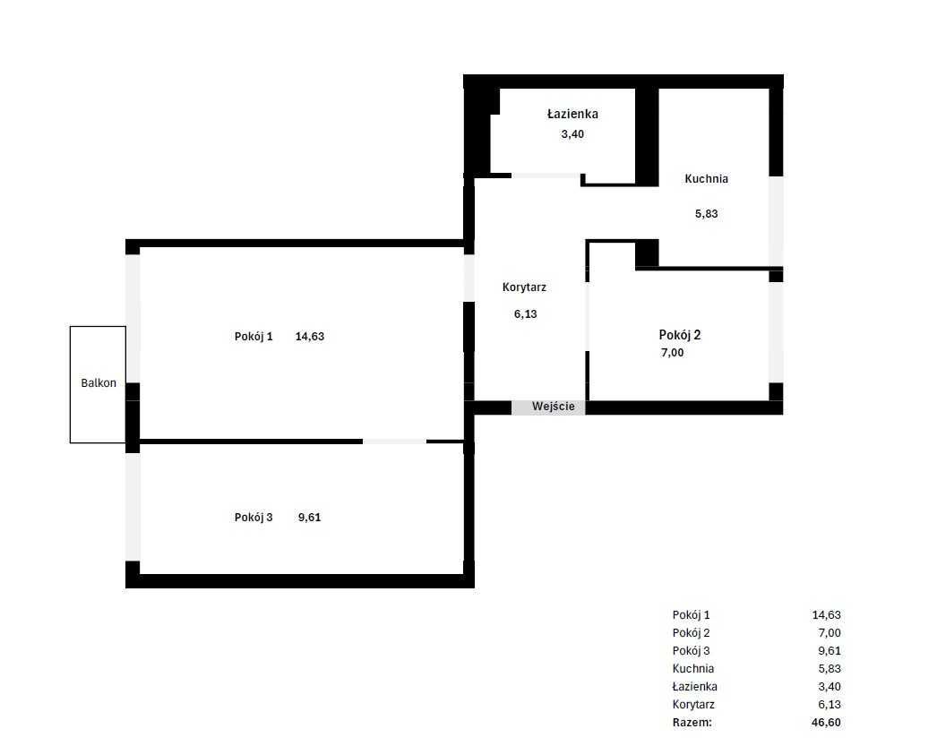 Mieszkanie 3-pokojowe Połczyn-Zdrój. Zdjęcie 2