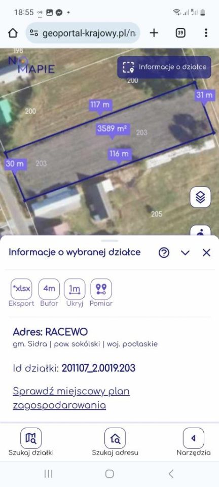 Działka budowlana Racewo. Zdjęcie 3