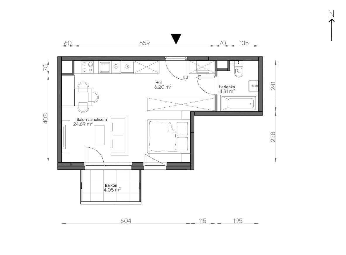Mieszkanie 1-pokojowe Warszawa Praga-Południe, ul. Podskarbińska. Zdjęcie 7