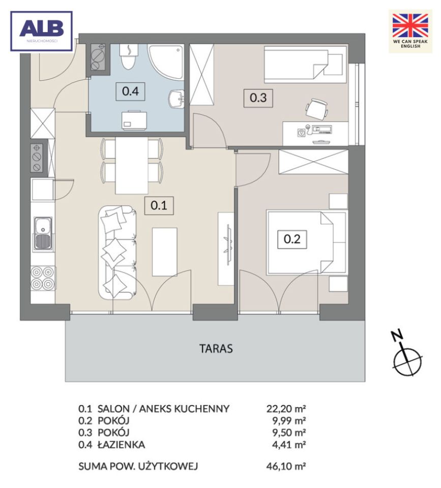 Mieszkanie 3-pokojowe Poznań Naramowice, ul. Maków Polnych. Zdjęcie 10