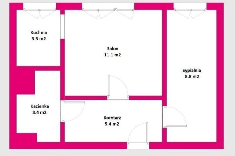 Mieszkanie 2-pokojowe Tarnów, ul. Lwowska. Zdjęcie 7