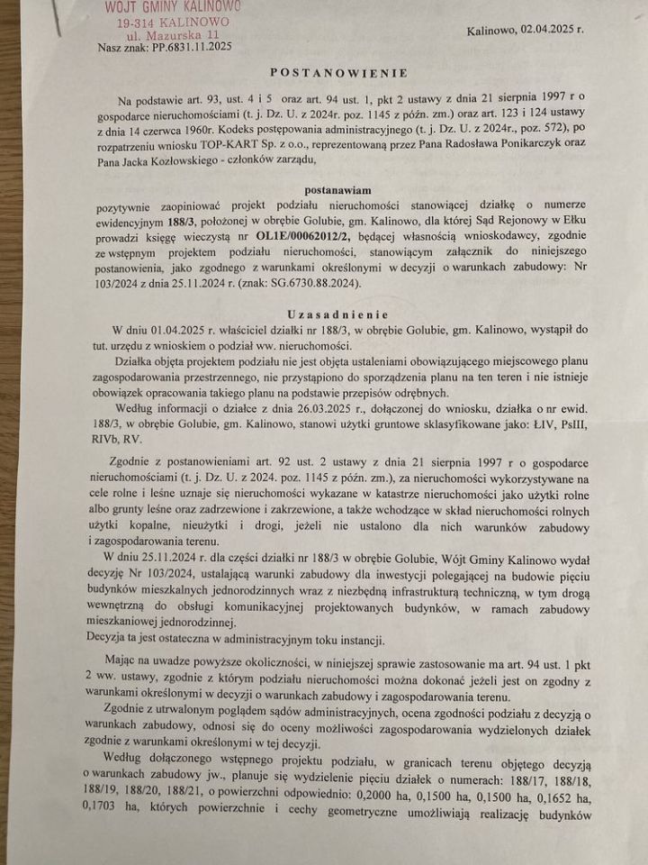 Działka budowlana Golubie. Zdjęcie 7