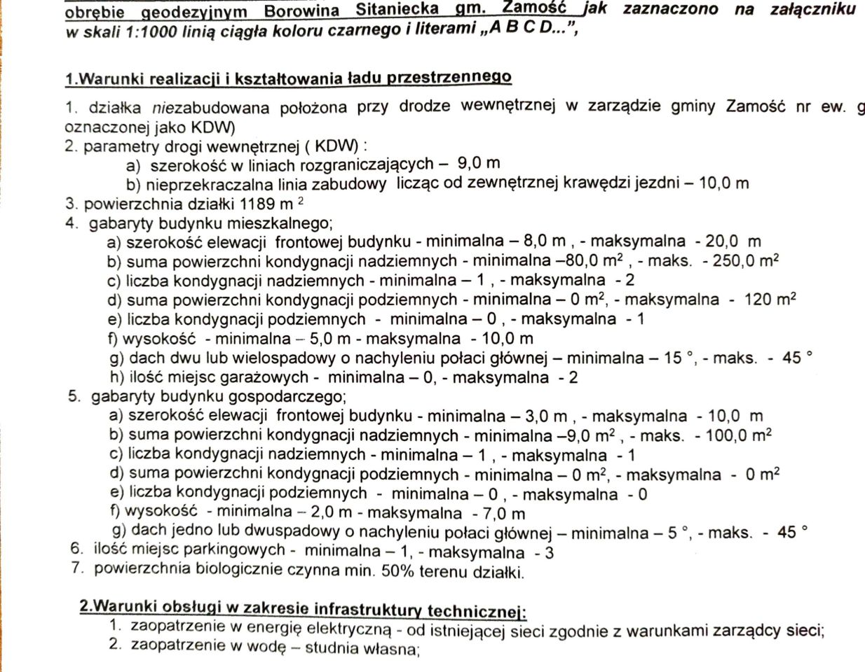 Działka rolno-budowlana Borowina Sitaniecka. Zdjęcie 4