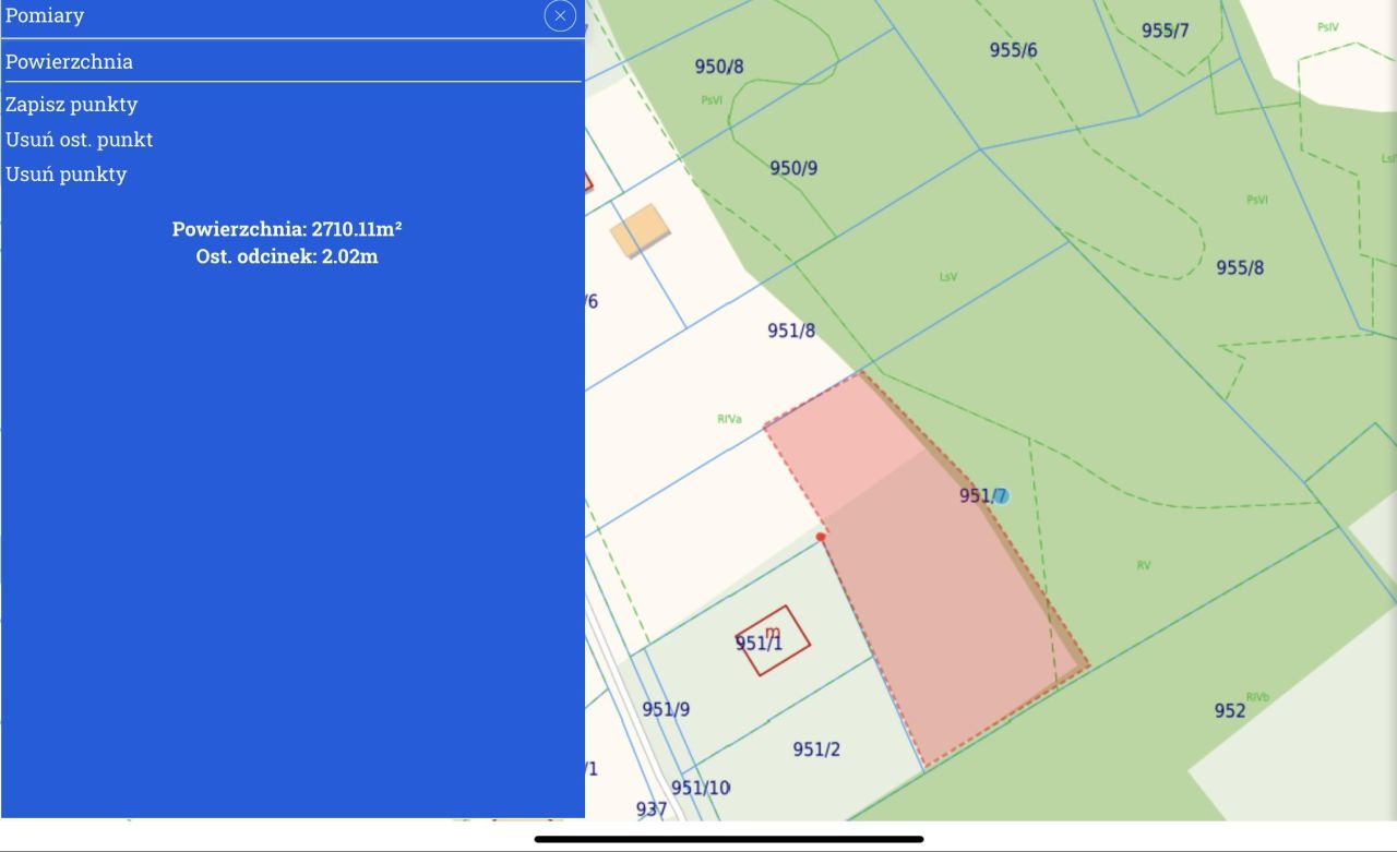 Działka rolno-budowlana Włosań Kąty, ul. Kąty