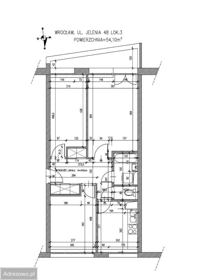 Mieszkanie 3-pokojowe Wrocław Fabryczna, ul. Jelenia. Zdjęcie 19