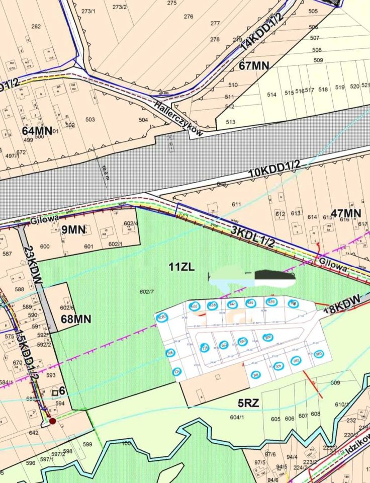 Działka budowlana Dąbrowa Górnicza Sikorka, ul. Gilowa. Zdjęcie 1