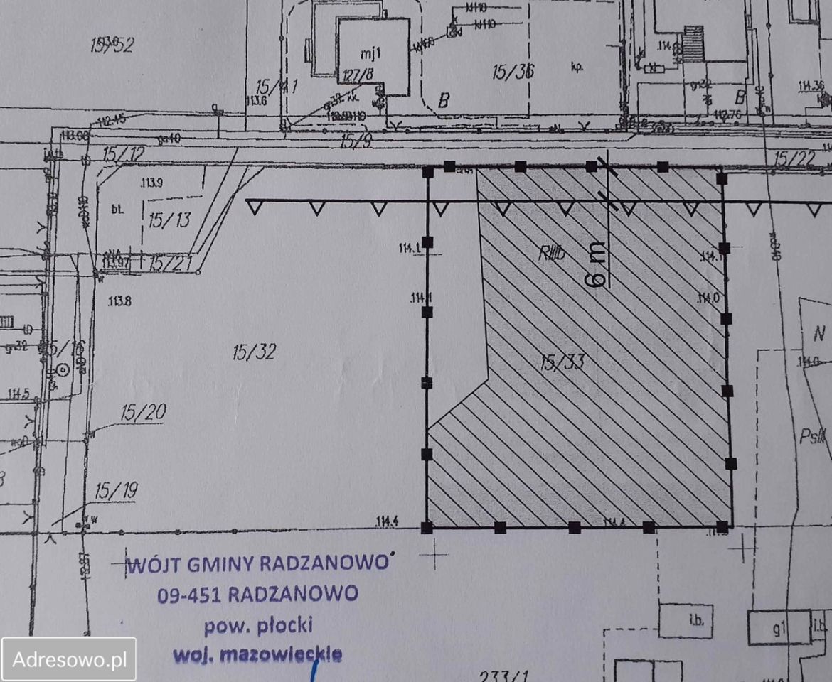 Działka budowlana Nowe Boryszewo. Zdjęcie 3
