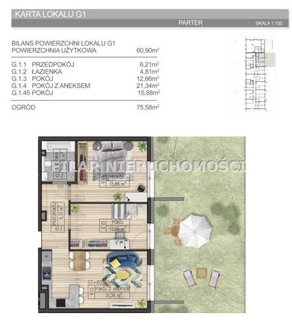 Mieszkanie 3-pokojowe Lubin Centrum. Zdjęcie 5