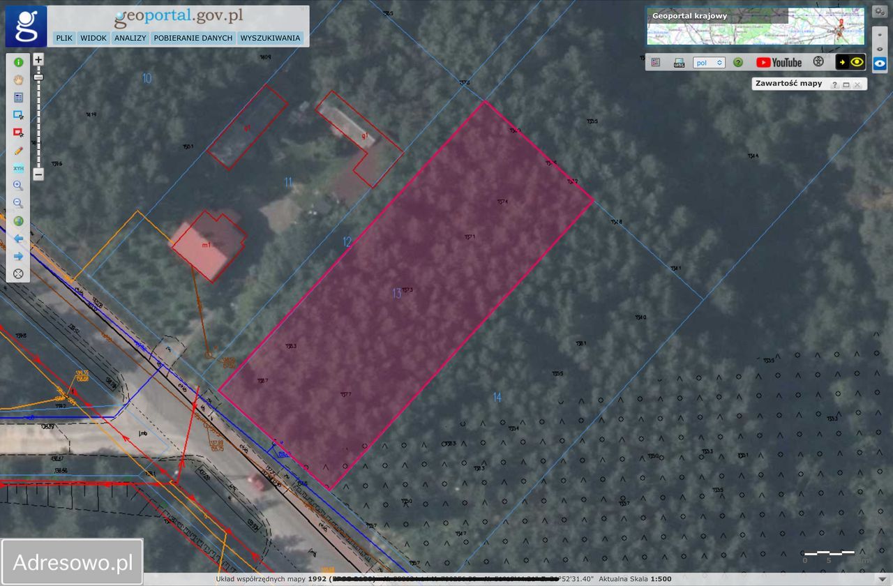 Działka leśna Janowiec, ul. Spółdzielcza. Zdjęcie 3