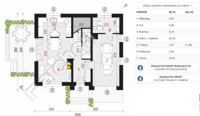 dom wolnostojący, 3 pokoje Dąbrówka. Zdjęcie 2