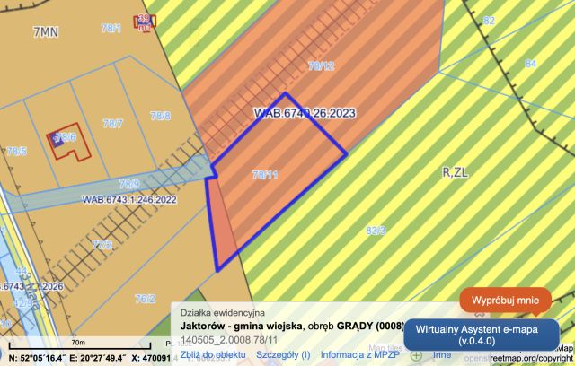 Działka siedliskowa Grądy, ul. 3 Maja. Zdjęcie 6