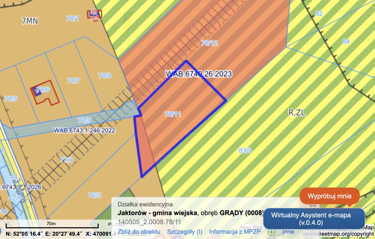 Działka siedliskowa Grądy, ul. 3 Maja. Zdjęcie 6