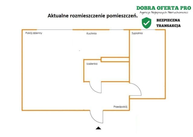 Mieszkanie 2-pokojowe Gdańsk Orunia, ul. Rubinowa. Zdjęcie 9