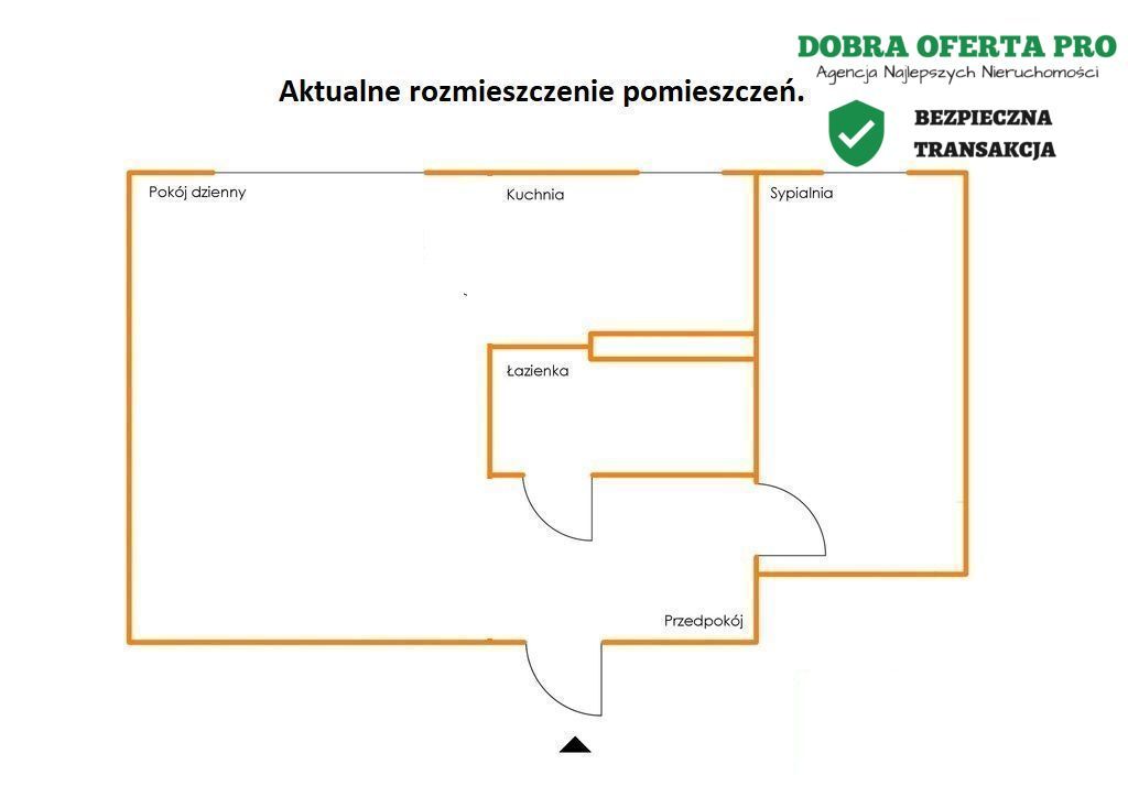 Mieszkanie 2-pokojowe Gdańsk Orunia, ul. Rubinowa. Zdjęcie 9