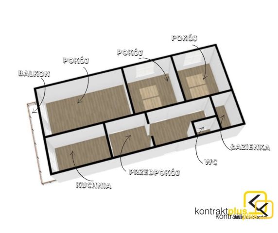Mieszkanie 3-pokojowe Katowice Bogucice, ul. Podhalańska. Zdjęcie 2