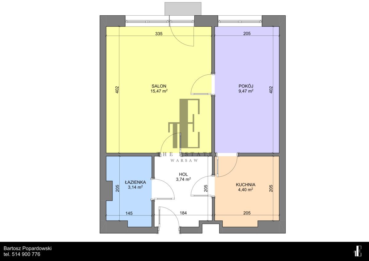 Mieszkanie 2-pokojowe Warszawa Włochy. Zdjęcie 11