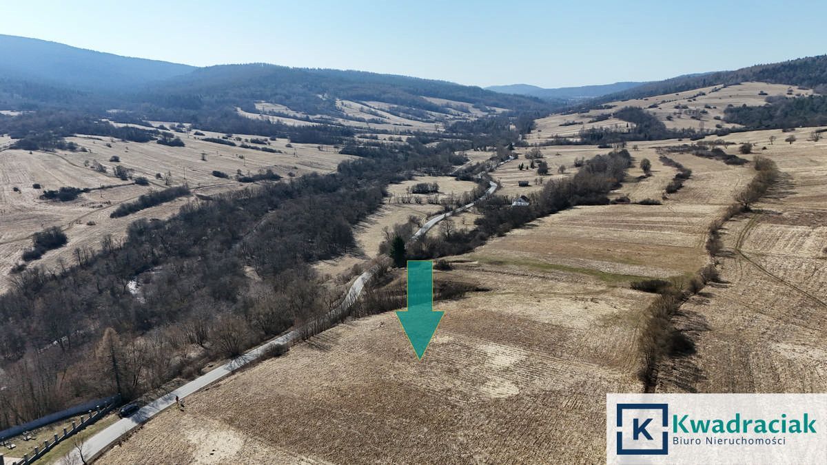 Działka budowlana Jaśliska. Zdjęcie 4