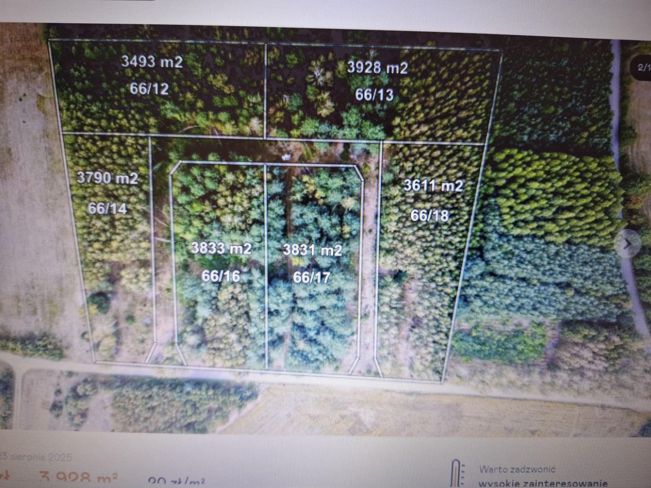 Działka budowlana Wały. Zdjęcie 2