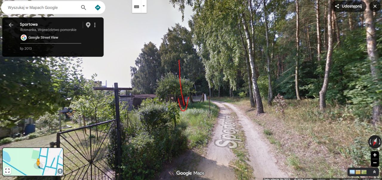 Działka budowlana Rotmanka, ul. Sportowa. Zdjęcie 4