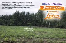Działka budowlana Henrysin. Zdjęcie 3