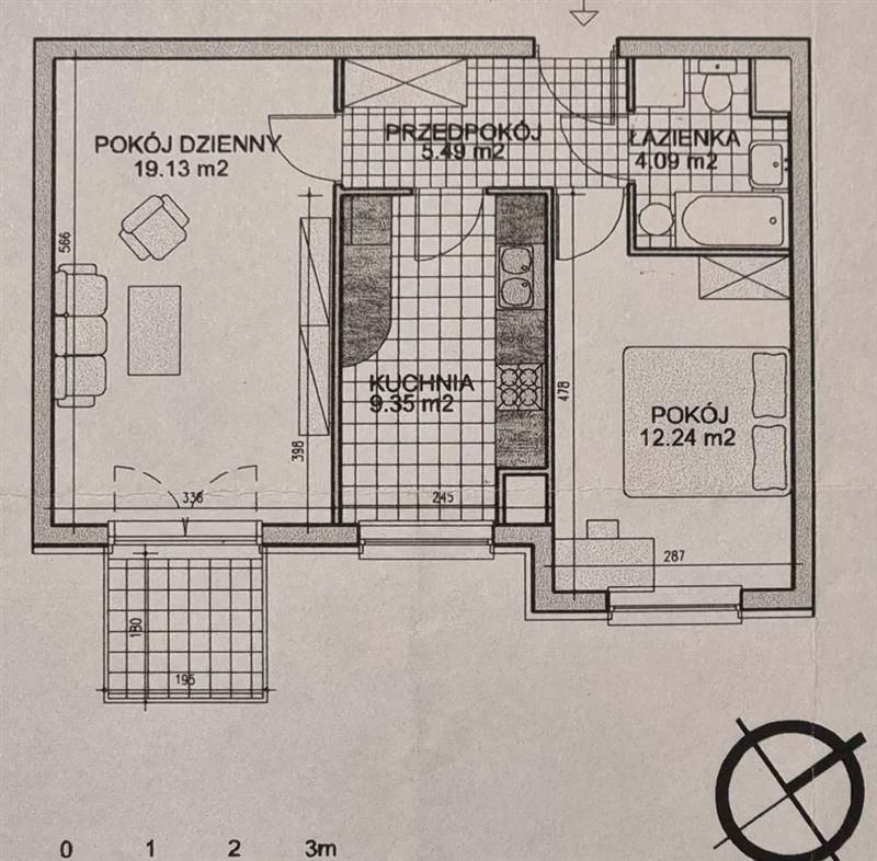 Mieszkanie 2-pokojowe Wrocław Psie Pole, al. Marcina Kromera. Zdjęcie 8