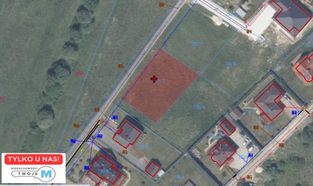 Działka budowlana Kostomłoty Pierwsze, ul. Wiśniowa. Zdjęcie 1