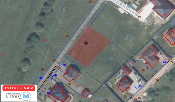 Działka budowlana Kostomłoty Pierwsze, ul. Wiśniowa