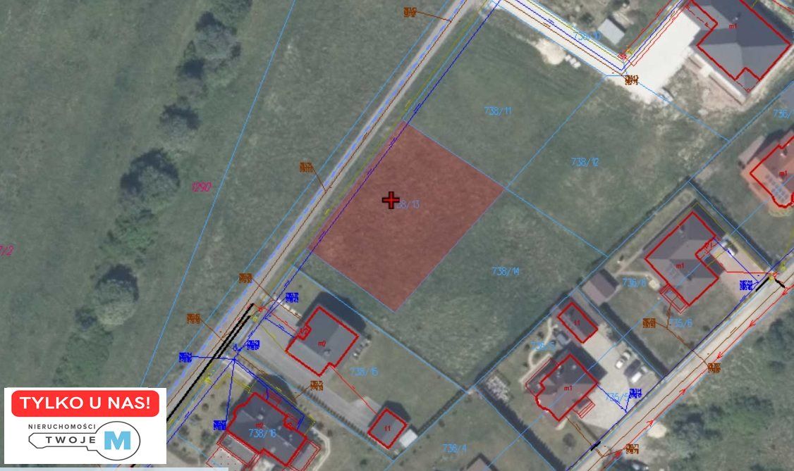 Działka budowlana Kostomłoty Pierwsze, ul. Wiśniowa