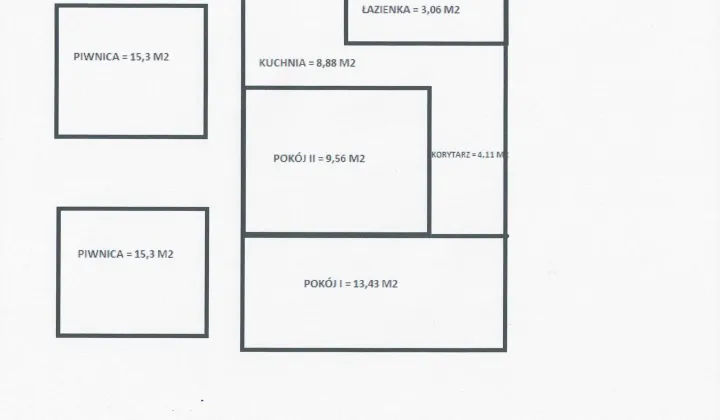 Mieszkanie 2-pokojowe Markowo