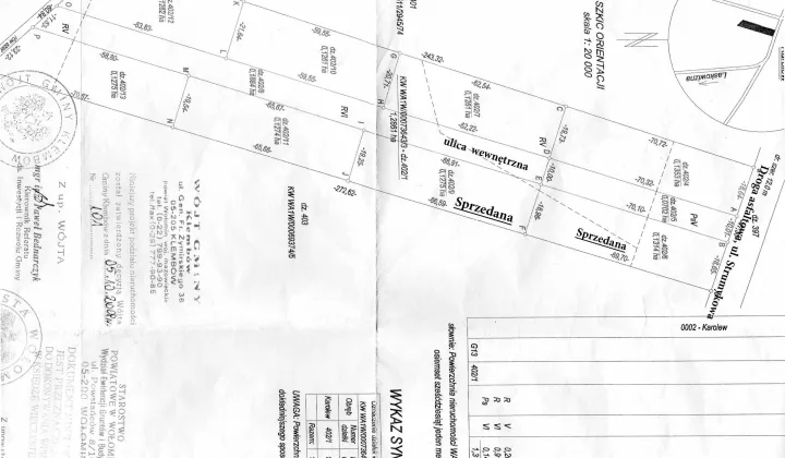 Działka budowlana Karolew, ul. Strumykowa