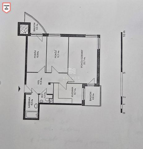 Mieszkanie 3-pokojowe Gdynia Śródmieście, pl. Kaszubski. Zdjęcie 7
