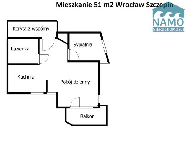 Mieszkanie 2-pokojowe Wrocław Szczepin, ul. Kruszwicka. Zdjęcie 15