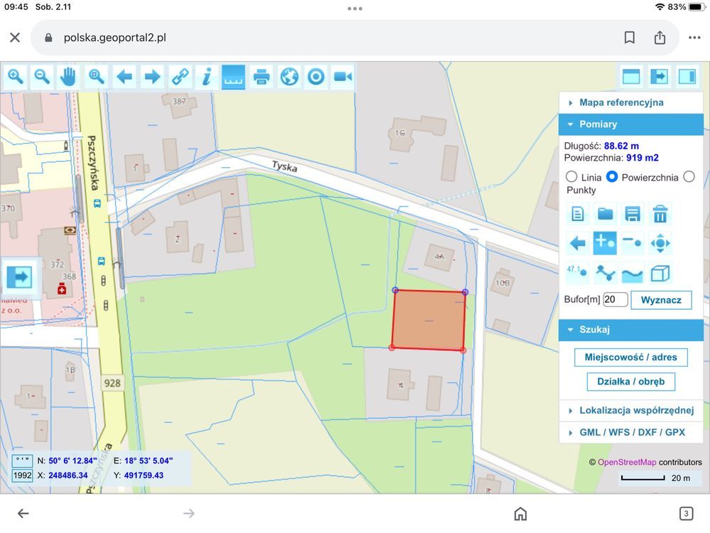 Działka budowlana Gostyń, ul. Tyska. Zdjęcie 2