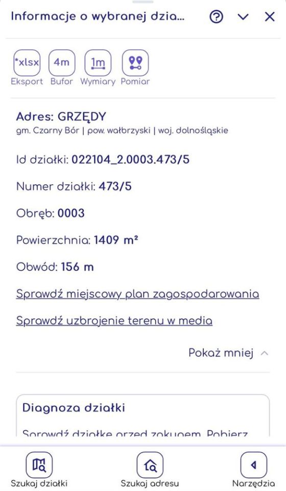Działka budowlana Grzędy. Zdjęcie 2