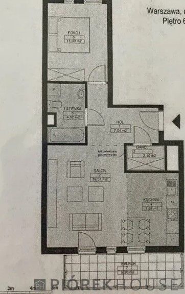 Mieszkanie 2-pokojowe Warszawa Mokotów, ul. Cybernetyki. Zdjęcie 12