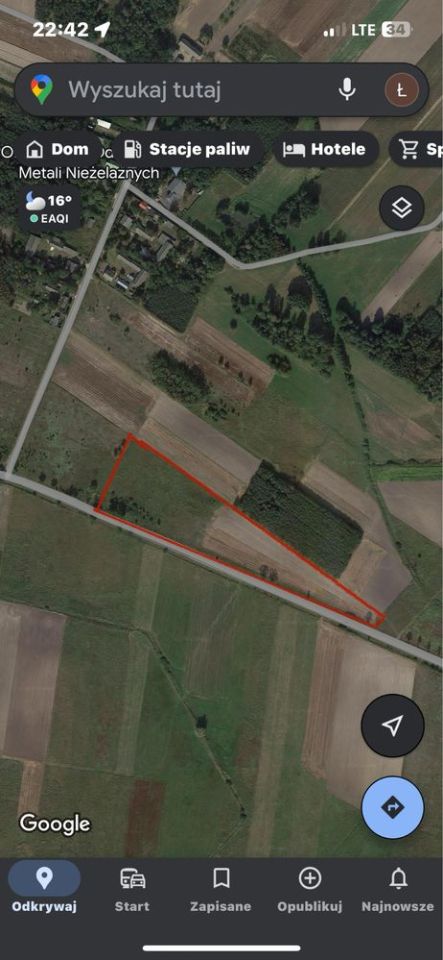 Działka budowlana Łaziska